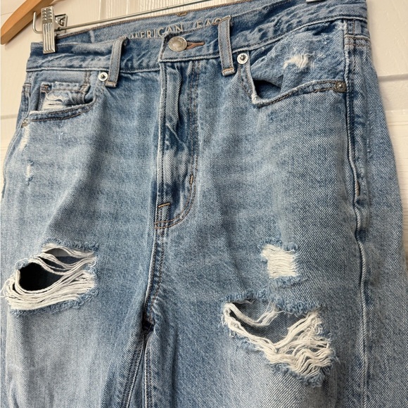 American Eagle Women’s Distressed Blue Jeans Size 0 - Picture 4 of 12